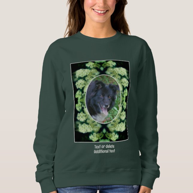 Vild Vit ros Skapar ditt eget sällskapsfoto T Shirt (Framsida)