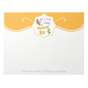 Vild Wacky Wonderful Mamma Gifts Anteckningsblock