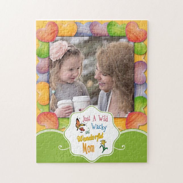 Vild Wacky Wonderful Mamma Gifts Pussel (Vertikal)