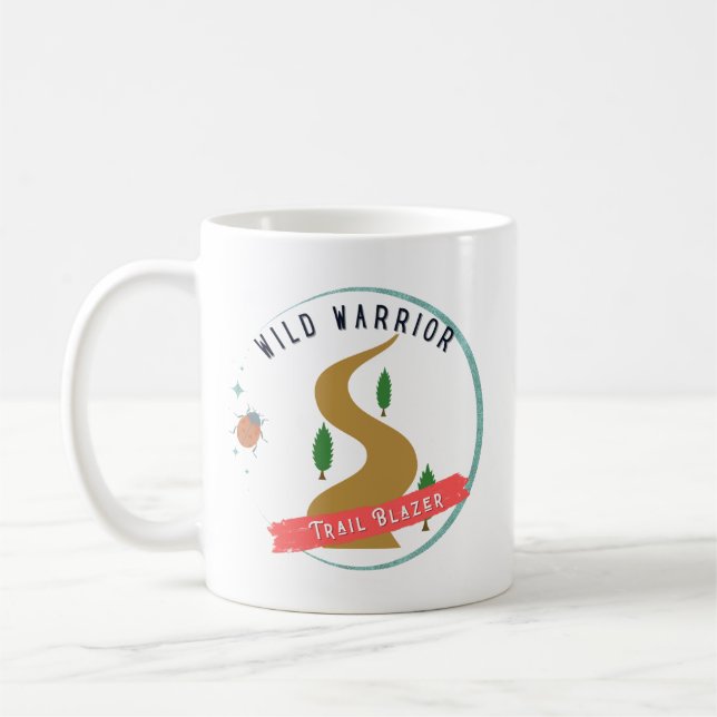 Vild Warrior Trail Blazer Kaffemugg (Vänster)