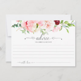Vild Watercolor Garden Blommigt Typography Advice