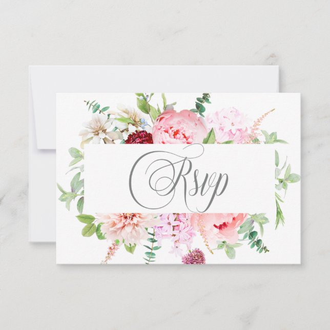 Vild Watercolor Garden | OSA Kort (Framsida)