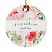 Vild Watercolor Garden WedWedding Keepsak