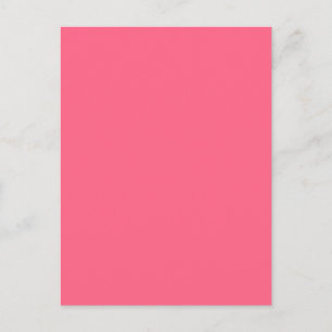 VILD WATERMELON ROSA (bakgrund i massiv färg) ~ Vykort