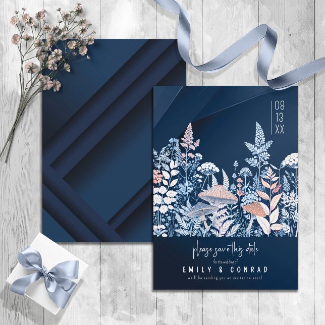 Vild & Whimsical Bröllop ID1110 Spara Datumet (Skapare uppladdad)