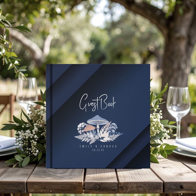 Vild & Whimsical Bröllop Motif ID110-inbjudan Gästböcker (Skapare uppladdad)