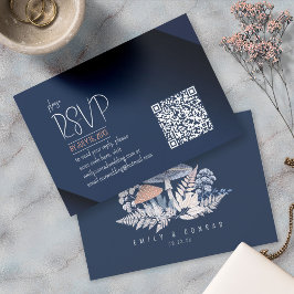 Vild & Whimsical Bröllop QR-kod ID1110 OSA Kort