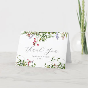 Vild Whimsics Blooms & Greenery Tack Kort
