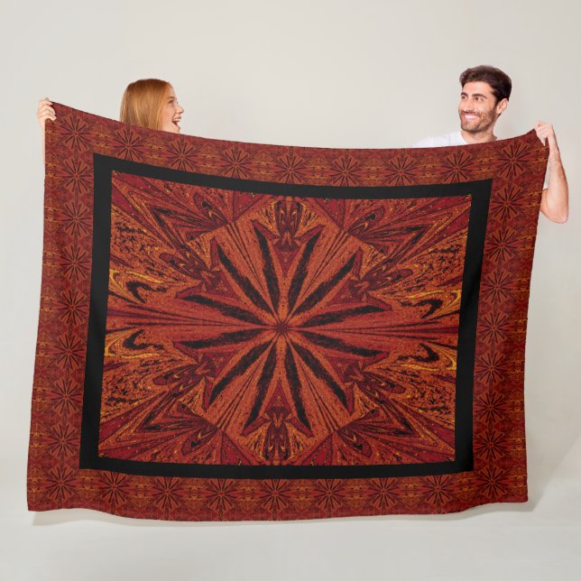 Vild Wildblommor 19 Fleecefilt (På plats)