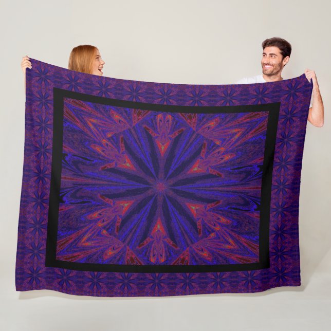 Vild Wildblommor 24 Fleecefilt (På plats)