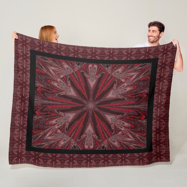 Vild Wildblommor 28 Fleecefilt (På plats)