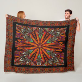 Vild Wildblommor 2 Fleecefilt