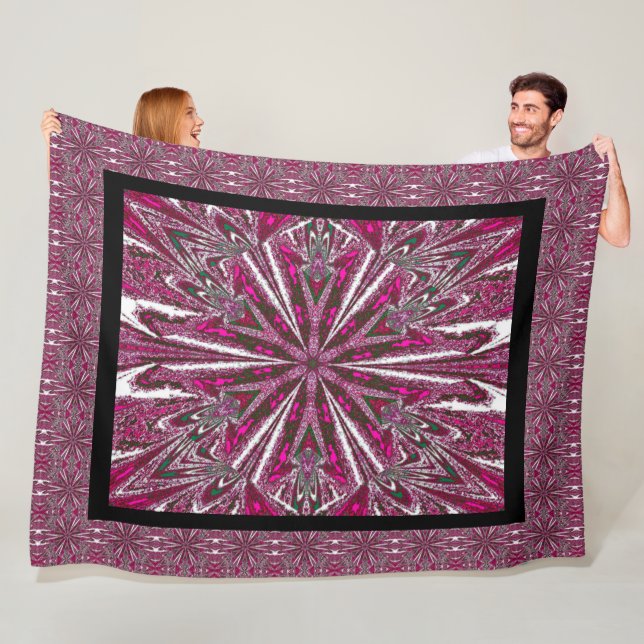 Vild Wildblommor 34 Fleecefilt (På plats)