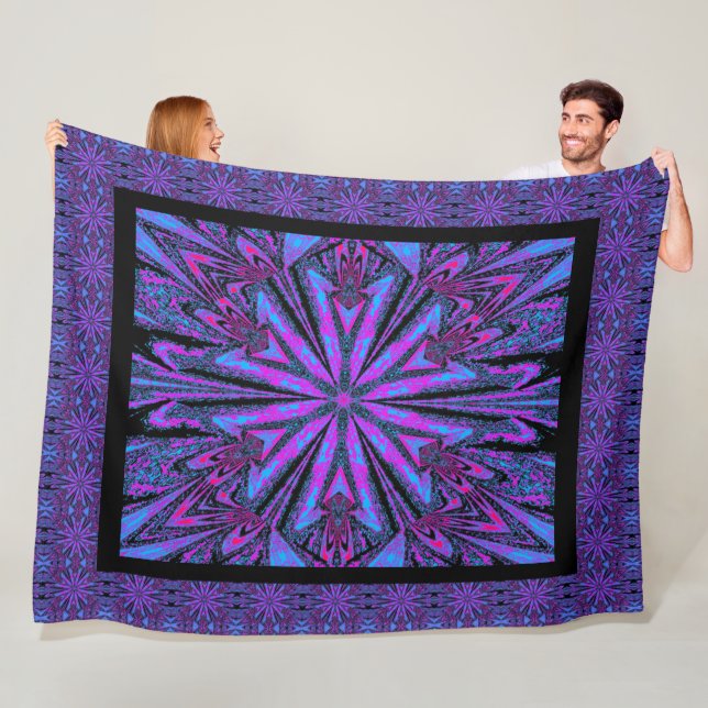 Vild Wildblommor 35 Fleecefilt (På plats)