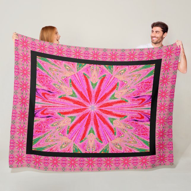 Vild Wildblommor 8 Fleecefilt (På plats)