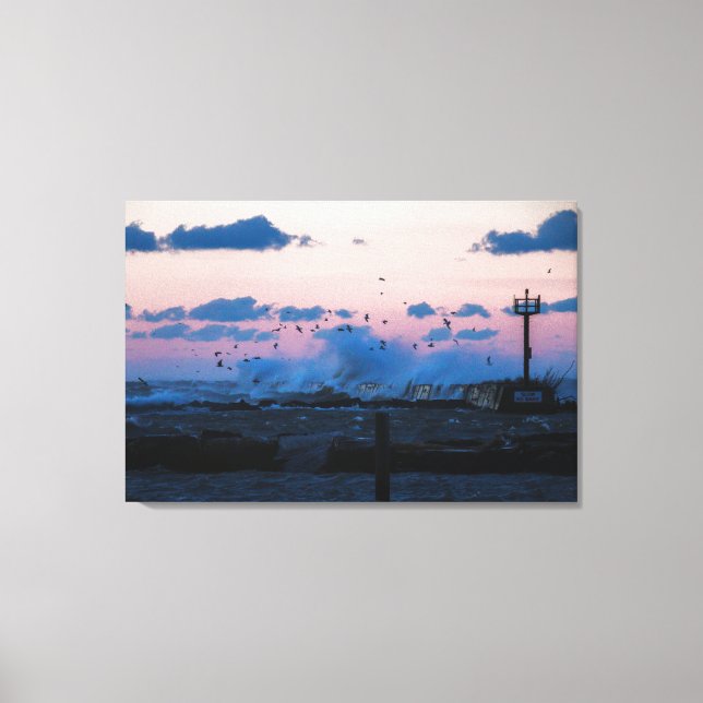 Vild Winter Vinkar Canvastryck (Framsida)