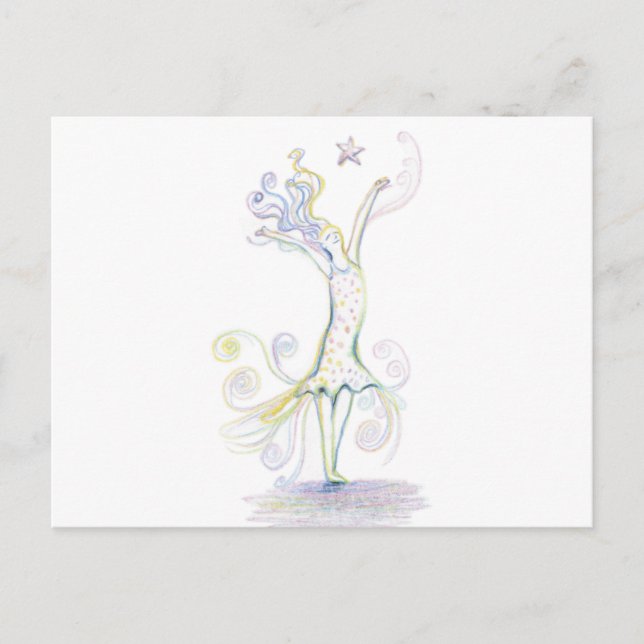 Vild Woman Vykort (Framsida)