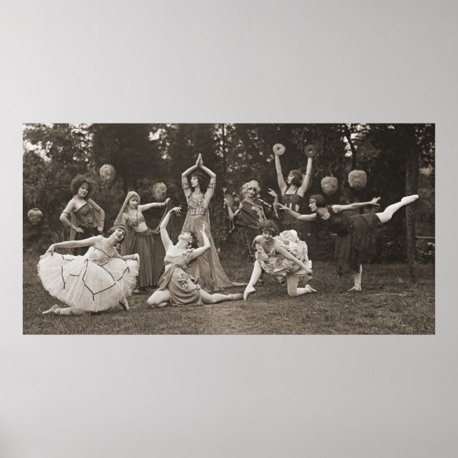 Vild Women Dance 1924 Poster (Framsidan)