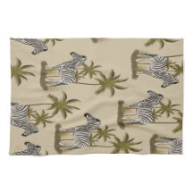 Vild Zebra & Handflatan Träd