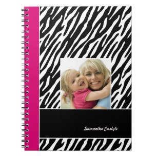 Vild Zebra Notebook Anteckningsbok