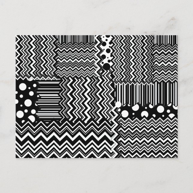 Vild Zig-Zags Vykort (Framsida)