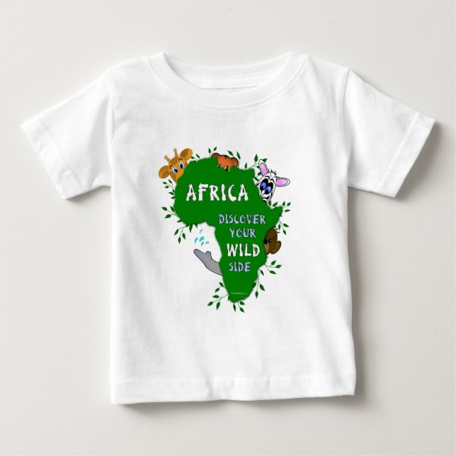 Vilda Afrika Tee Shirt (Framsida)