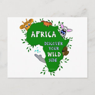 Vilda Afrika Vykort