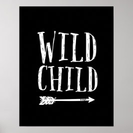 Vilda barnbarn skriver ut svart och vit dekor