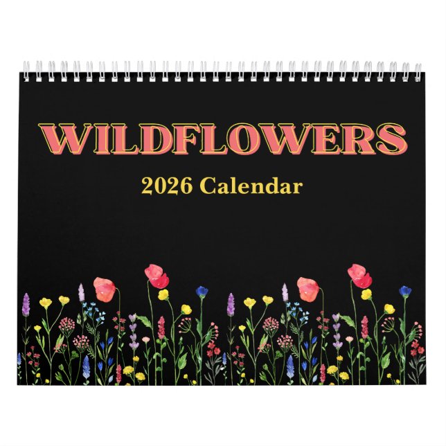 Vilda blommor 2026 Kalender (Omslag)