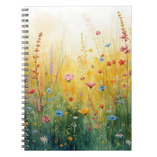 Vilda blommor anteckningsbok