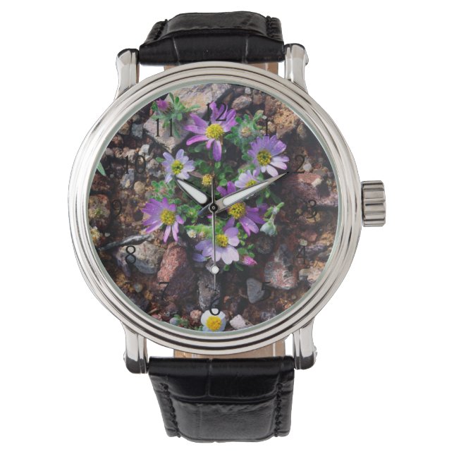 Vilda blommor armbandsur (Framsida)