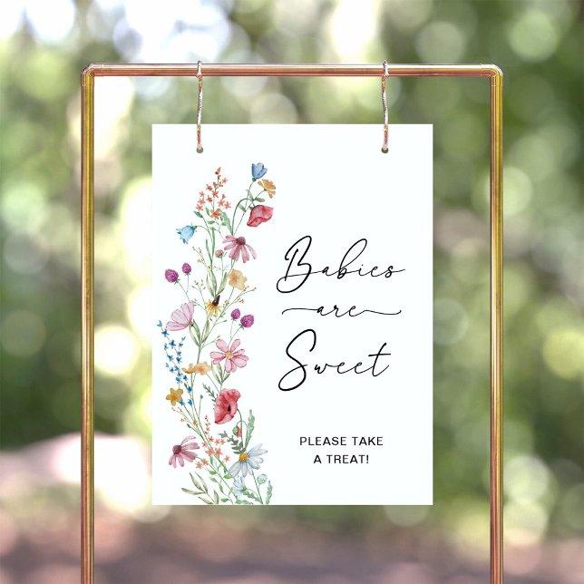 Vilda blommor Bebisar är söta  Poster (Skapare uppladdad)