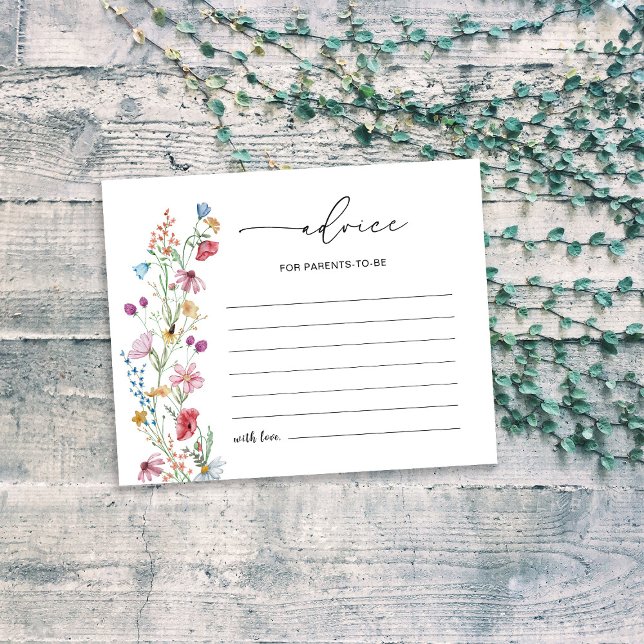 Vilda blommor Blivande föräldrar Rådkort (Skapare uppladdad)