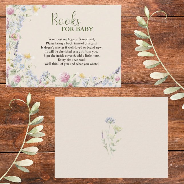 Vilda blommor-böcker för baby-bilaga kort (Skapare uppladdad)