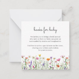 Vilda Blommor Böcker för Baby Kort