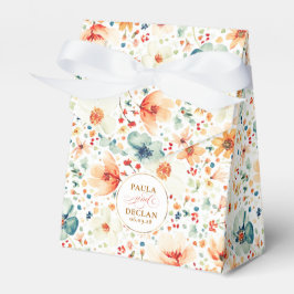Vilda blommor Elegant Romantisk Boho Blommig Bröll Presentaskar