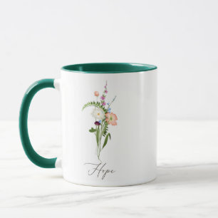 Vilda blommor förhoppning mugg