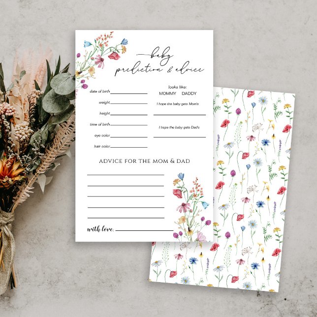 Vilda blommor Förutsägelse spel Flygblad (Skapare uppladdad)