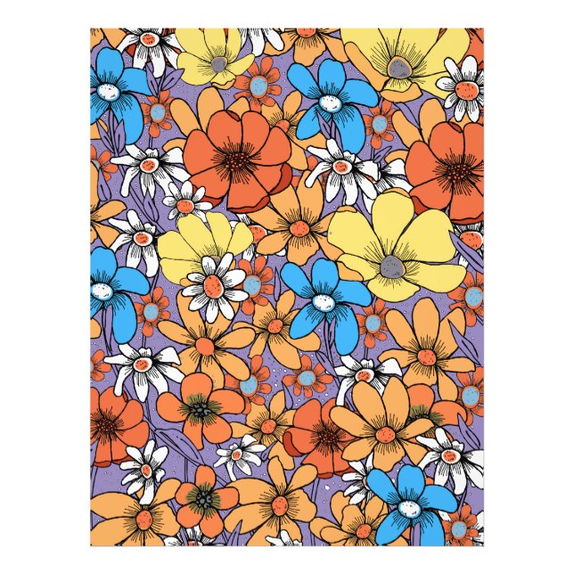Vilda blommor fototryck (Framsidan)