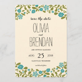 Vilda Blommor i Blom | Spara Datumet