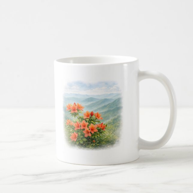 Vilda blommor i Japan – Japansk vildazalea Kaffemugg (Höger)