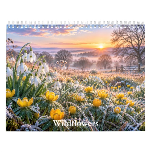 Vilda blommor kalender  (Omslag)