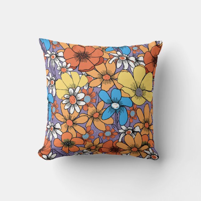 Vilda blommor kudde (Framsida)