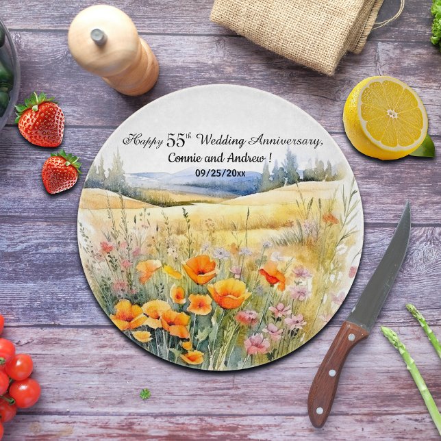 Vilda blommor Landskap 55-års bröllopsdag (Skapare uppladdad)