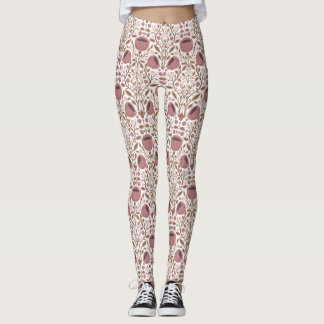 Vilda blommor mönster leggings