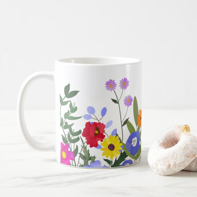 Vilda Blommor Mugg (Med munk)