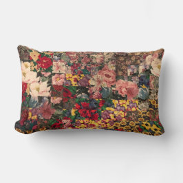 vilda blommor och täcke kudde
