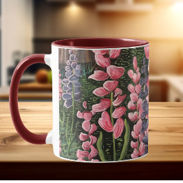 Vilda blommor Original konst Mugg
