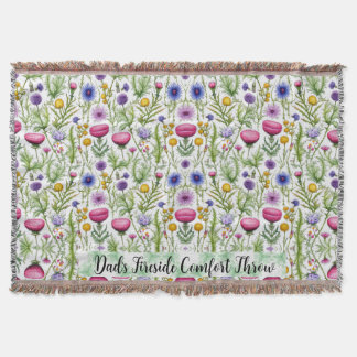 Vilda blommor Pappas myssoffa Fireside Comfort kas Filt