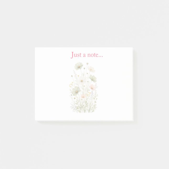 Vilda blommor Post-it-lappar Post-it Block (Framsida)